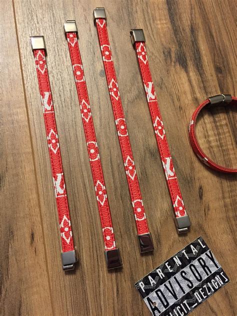 louis vuitton supreme bracelet